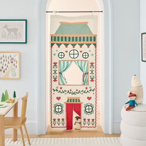 Scandi House Puppet Theater Door Hanging
