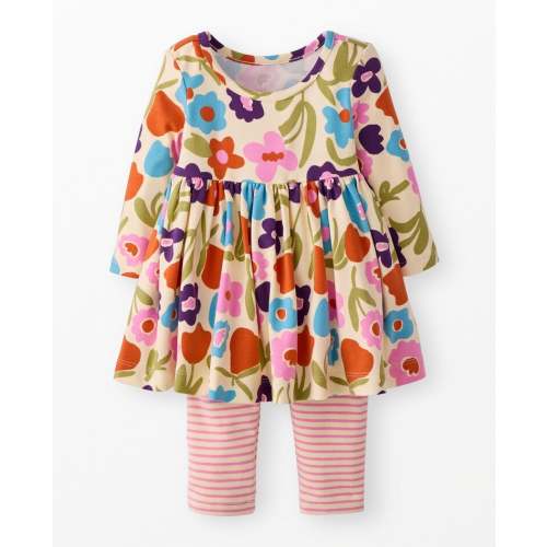 Baby Long Sleeve Skater Dress & Leggings Set | Hanna Andersson