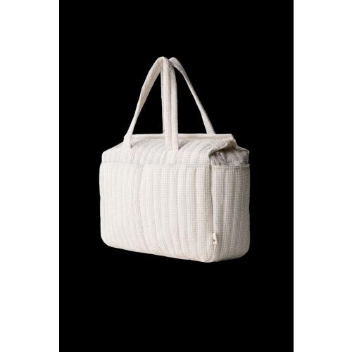 GINGHAM MATERNITY BAG