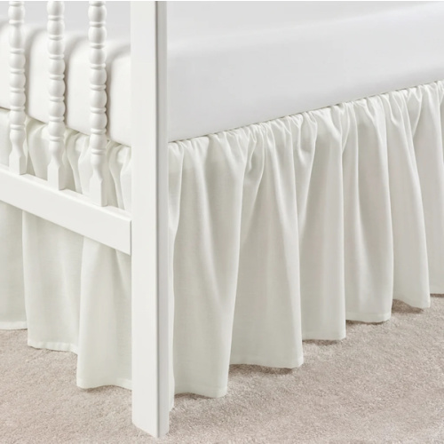 Crib Skirt - Ivory