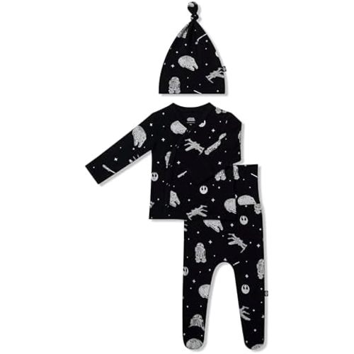 KYTE BABY Take Me Home Set With Cap For Babies, Cozy and Ultra Soft Rayon Made From Bamboo, Newborn Going Home Outfit