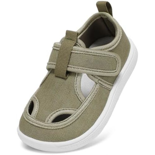 Toddler Wide Toe Box Water Shoes: Boys Girls Zero Drop Beach Sandals Summer Kids Barefoot Swim Pool Shoe