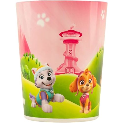 Paw Patrol Skye Kids Trash Can Wastebasket Bathroom/Bedroom, (Officially Licensed Product) by Franco