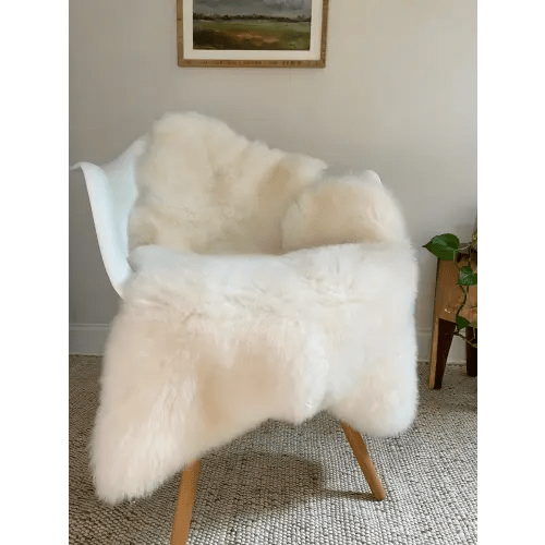 East Perry - Bright Ivory Nursery Sheepskin