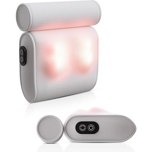 MONET Massaging Bath Pillow - IPX8 Waterproof Bath Pillow for Tub - Soft 4d Mesh Back, Neck and Shoulder Massager - Deep Tissue Relief and Relaxation - Non-Slip 6 Suction Cup - Fits All Tubs