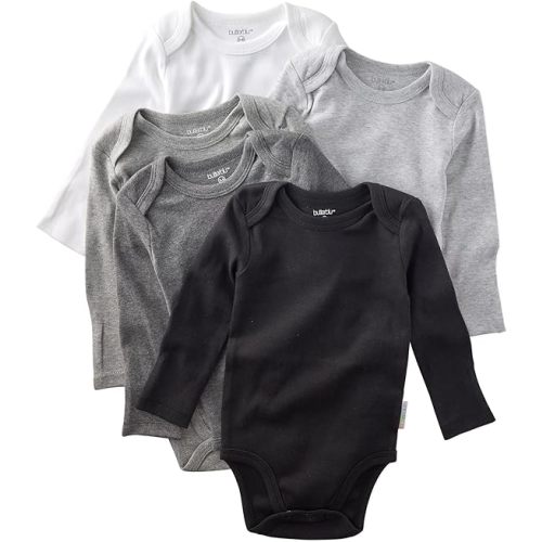 Blake 5-Pack Long Sleeve Bodysuits​ 100% Organic Cotton Baby Boys & Girls