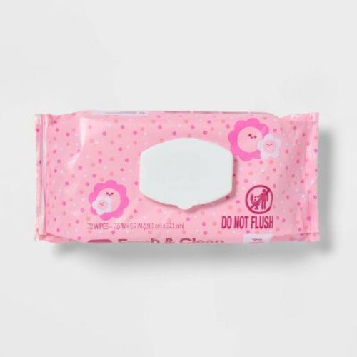 Fresh & Clean Scented Baby Wipes - 72ct - up&upâ„¢: Hypoallergenic, Non-Toxic, Contains Aloe, Pop-Up Dispenser