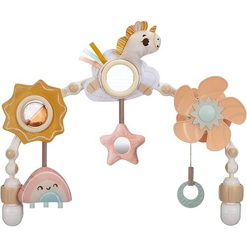 Tiny Love Unicorn Wonderlands Sunny Stroll™ - Universal Stroller & Bassinet Activity Arch with 6 Developmental Toys - Perfect for Newborns (0+ Months)