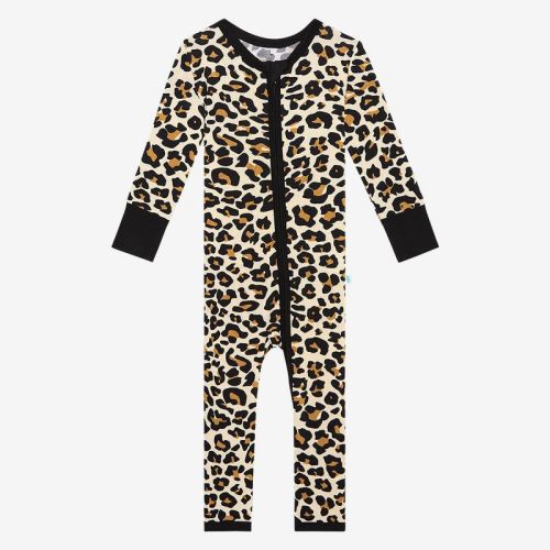 Infant Lana Leopard Convertible One Piece - Posh Peanut