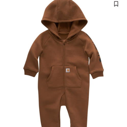 Carhartt Infant Boys' Fleece Zip Front Long Sleeve Coverall