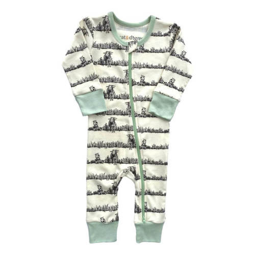 Billie & Kid | GOTS Certified Organic Cotton Zippy – Milk & Baby