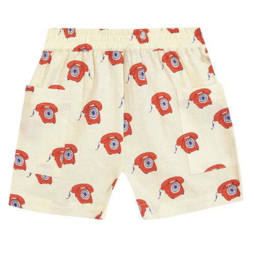 Bonton - Lois Baby Phone Shorts - Red | Smallable