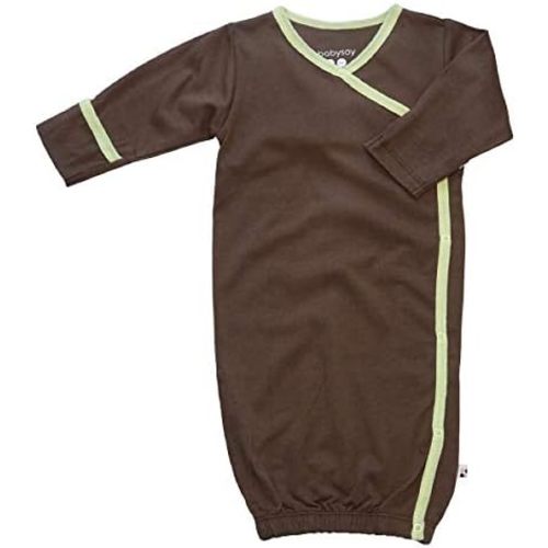 Babysoy Newborn Baby Kimono Wrap Around Snap Sleeper Gown Sack Bundler