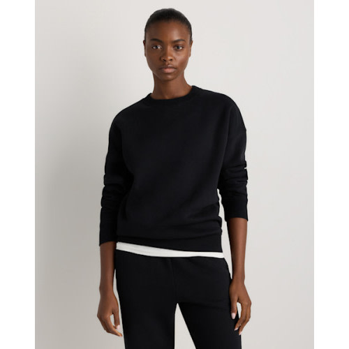 Everyday Fleece Crew in Black
