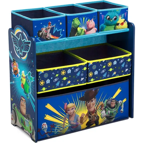 Disney/Pixar Toy Story 4 6 Bin Design and Store Toy Organizer by Delta Children