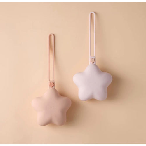 Silicone Pacifier Holders - Pink Classic