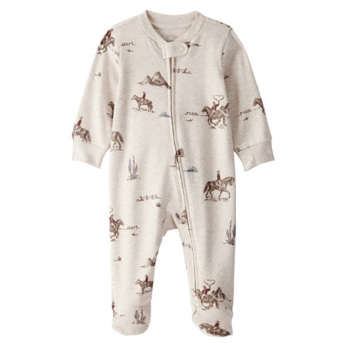 Kids' Organic Cotton One-Piece Pajamas