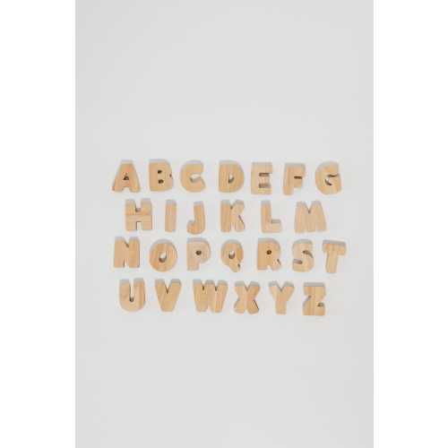Wooden Magnetic Alphabet Montessori Alphabet Letter abc Home Learning Preschool Education Wholesale Montessori Toy Fridge Magnets