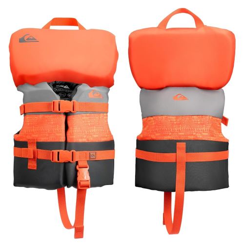 QUIKSILVER USCG Approved Life Jacket for Youth/Kids/Infant, Lightweight EPE Foam Life Vest with Quick-Release Buckles, for Pool, Beach, Lake, Kayaking, Boating, Fishing