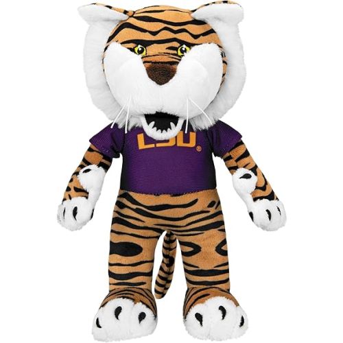 Bleacher Creatures LSU Mike The Tiger 10" Plush Figure - A Mascot for Play or Display