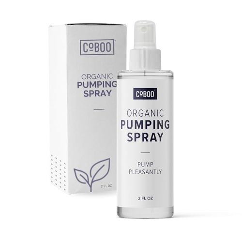 Pumping Spray 2 Fl Oz | Organic Skin Lubricant for Breast Pumping | Pump Flange Spray for Breast Shields | Vegan & Lanolin Free, Made in USA | Helps Sore Nipples & Clogged Milk Ducts