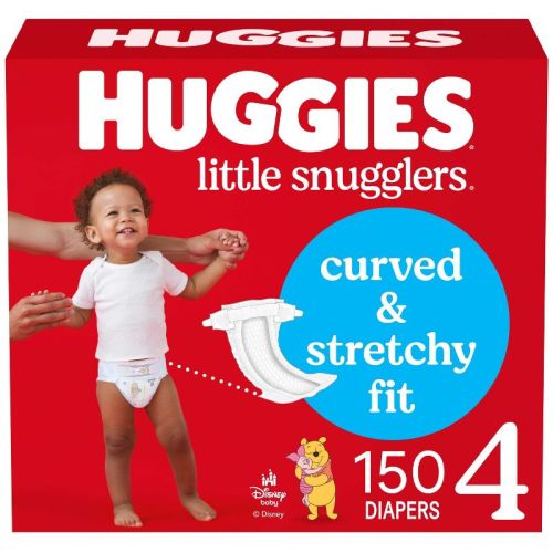 Huggies Little Snugglers Diapers - Size 4 - 150ct
