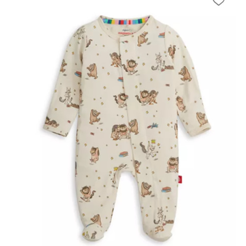 Magnetic Me Unisex Printed Footie - Baby