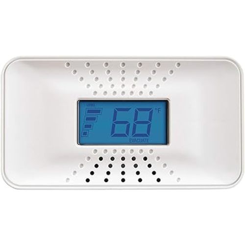 First Alert CO710 Carbon Monoxide Detector with 10-Year Battery and Digital Temperature Display , White