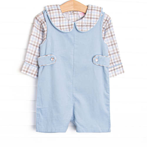 Family Favorites Short Romper Set, Blue – Stitchy Fish
