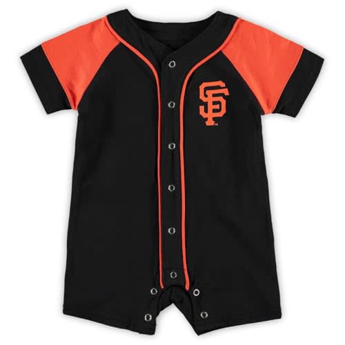 Outerstuff MLB Unisex-Baby Newborn & Infants 0-24 Months Little Slugger Creeper Bodysuit Romper