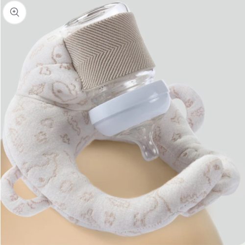 Patented Baby Self Feeding Pillow – 15° Anti-Choking Slope Bottle Holder – Baby Sleep Better