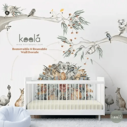 REMOVABLE Australian Wall Decal Stickers Gumtree & Animals |NSW Dispatch