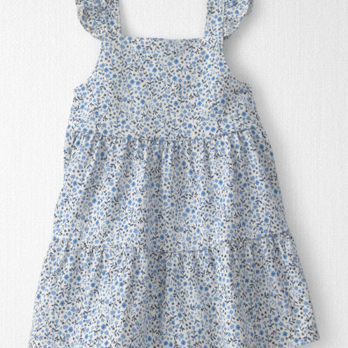 Baby Girl Organic Cotton Tiered Dress in Meadow Bloom | Carter’s Oshkosh Canada