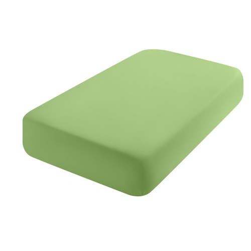 Flxxie Brushed Microfiber Fitted Crib Sheets for Boys and Girls, Super Soft Fitted Elastic Toddler Bed Crib Mattress Sheets, 28 x 52 Inches, Sage Green