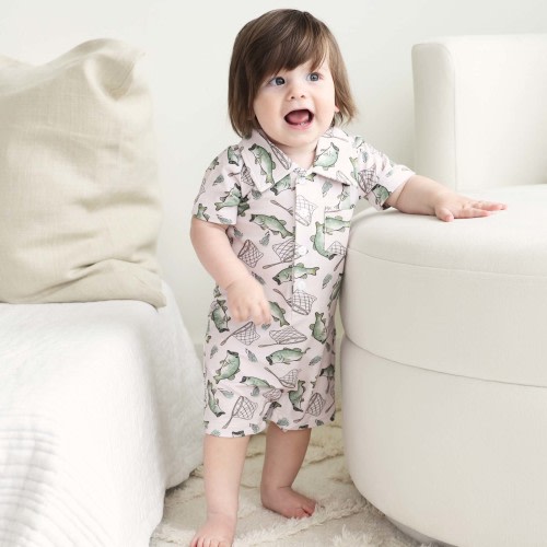 Bass Buddies Button Romper