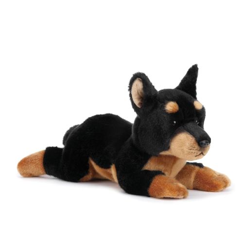 Nat and Jules Alert Large Doberman Pinscher Dog Children's Plush Stuffed Animal Toy