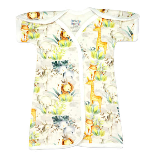 Safari Bamboo NICU Gown – Perfectly Preemie
