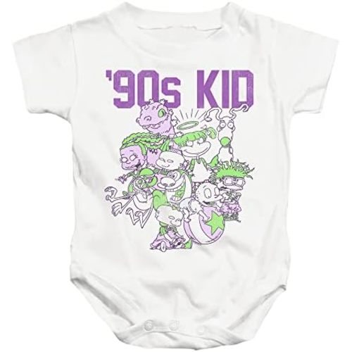 Nickelodeon Nick 90's Kid Infant Baby Boys & Girls Onesie Snapsuit