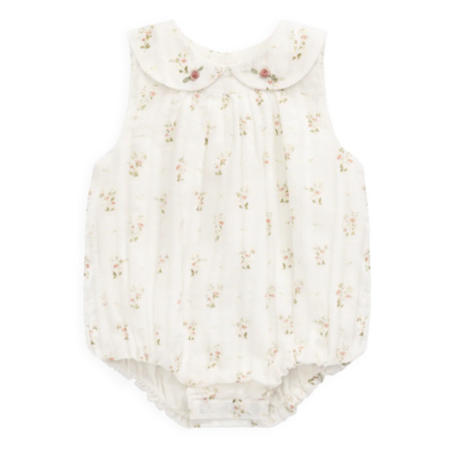 Organic Cotton Brynlee Playsuit - Josepha Egret