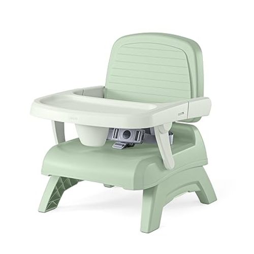 Chicco Bento Booster 3-in-1 Portable Booster Seat for Table, Feeding Seat and Toddler Chair for Babies and Toddlers, for Children up to 50 lbs., Lightweight, Compact Fold, Sage/Green