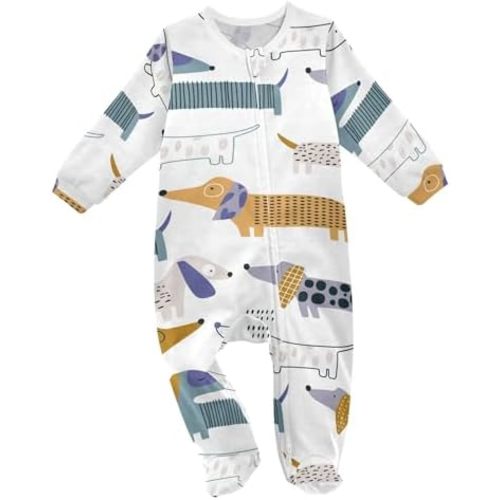 Baby Sleepers Newborn Baby One-Piece Footies for Girl Boy
