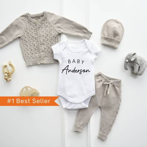 Personalized Baby Shower Gift Box, Baby Announcement Onesie®, New Baby Gift, Pregnancy Gift, Coming Home Outfit, Newborn Baby Gift, New Mom