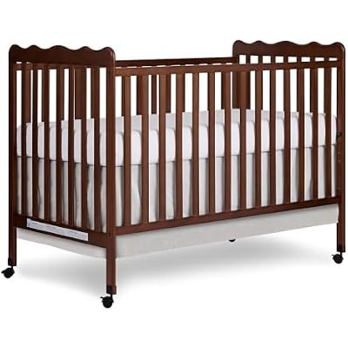 Dream On Me Full Size Carson 3-in-1 Convertible Baby Crib, Locking Wheels