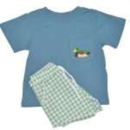 Mallard French Knot T-Shirt and Shorts Set