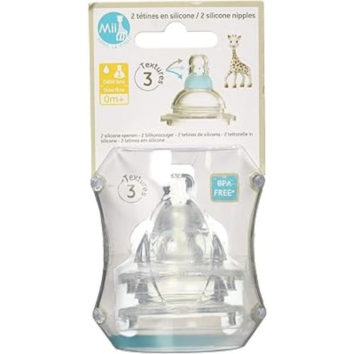Vulli MII Sophie la Girafe Set of 2 Nipples- Slow Flow