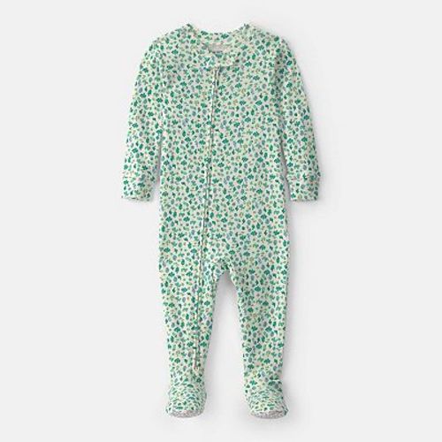 Baby Girl Carter's Sea Life Cotton Footed Pajamas