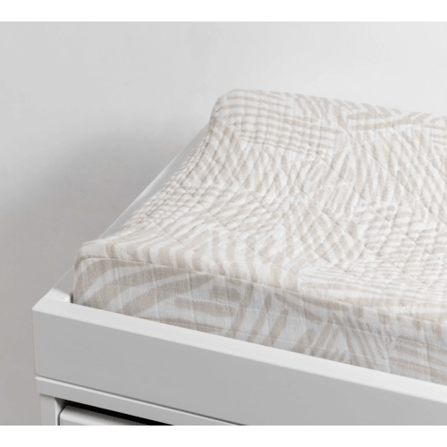 Babyletto Quilted Changing Pad Cover in GOTS Certified Organic Muslin Cotton