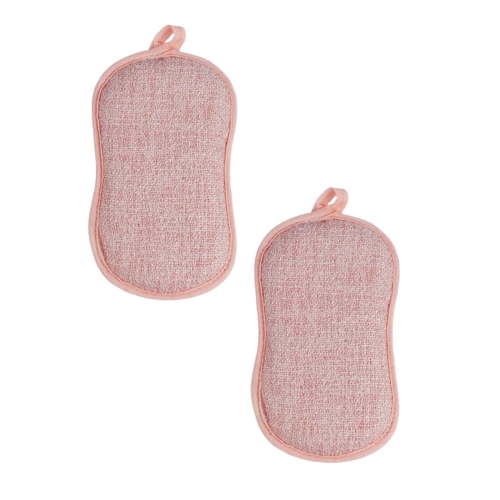 Ultra Soft Infant Bath Sponge 2 Pack Absorbent Gentle Kids Bath Sponge for Newborn Toddler Bath Time