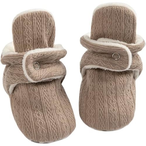 KIDSUN Infant Baby Boy Girl Newborn Bootie Slipper Crib Shoes