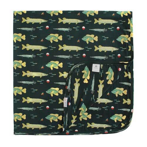 Gone Fishing Luxury Bamboo Blanket